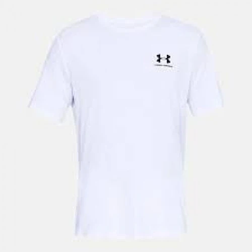 მამაკაცის მოკლემკლავიანი მაისური UA M SPORTSTYLE LC SS-WHT