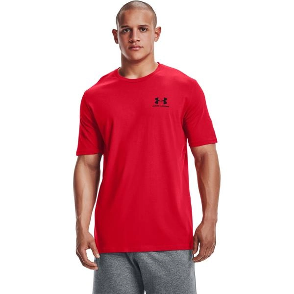 Under Armour მამაკაცის მოკლემკლავიანი მაისური UA M SPORTSTYLE LC SS-RED