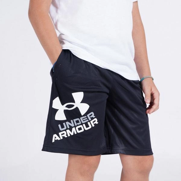 Under Armour ბავშვის შორტი UA Prototype 2.0 Logo Shorts-BLK