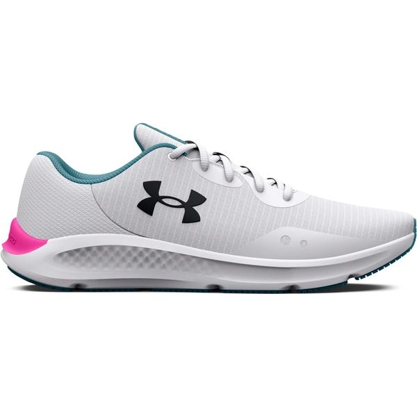 Under Armour ქალის სავარჯიშო ტოპი UA W Charged Pursuit 3 Tech-WHT