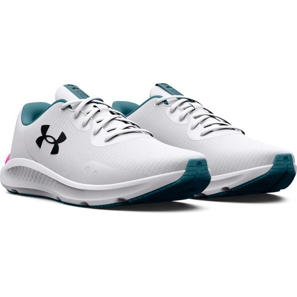Under Armour ქალის სავარჯიშო ტოპი UA W Charged Pursuit 3 Tech-WHT