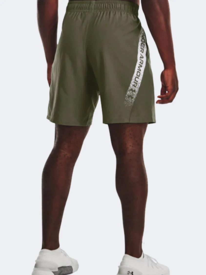 Under Armour მამაკაცის შორტი UA Woven Graphic Shorts-GRN