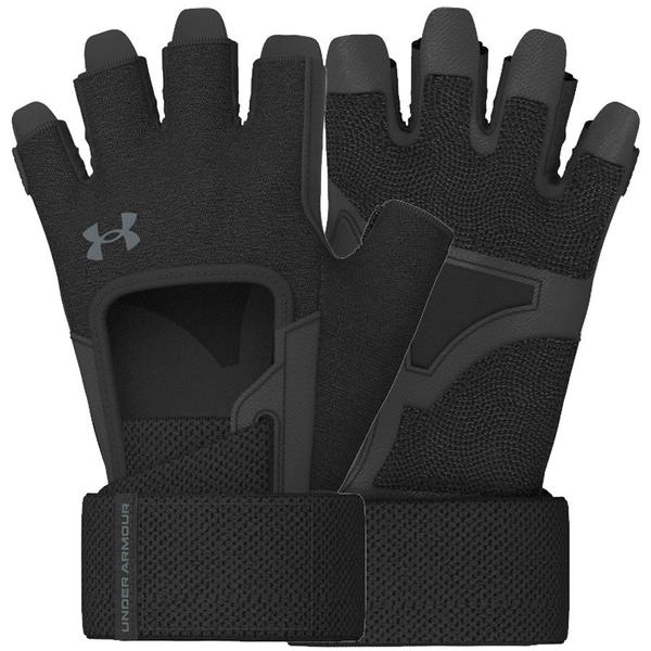 Under Armour მამაკაცის სავარჯიშო ხელთათმანი M's Weightlifting Gloves-BLK