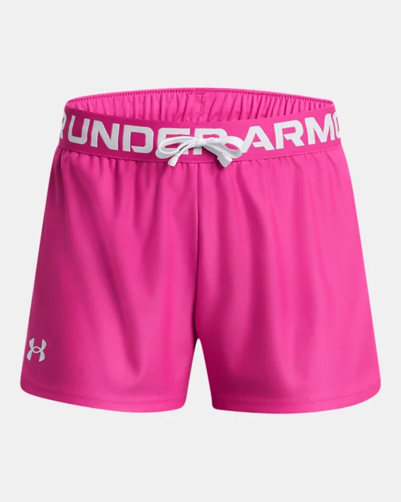 Under Armour ბავშვის სავარჯიშო შორტი Play Up Solid Shorts-WHT
