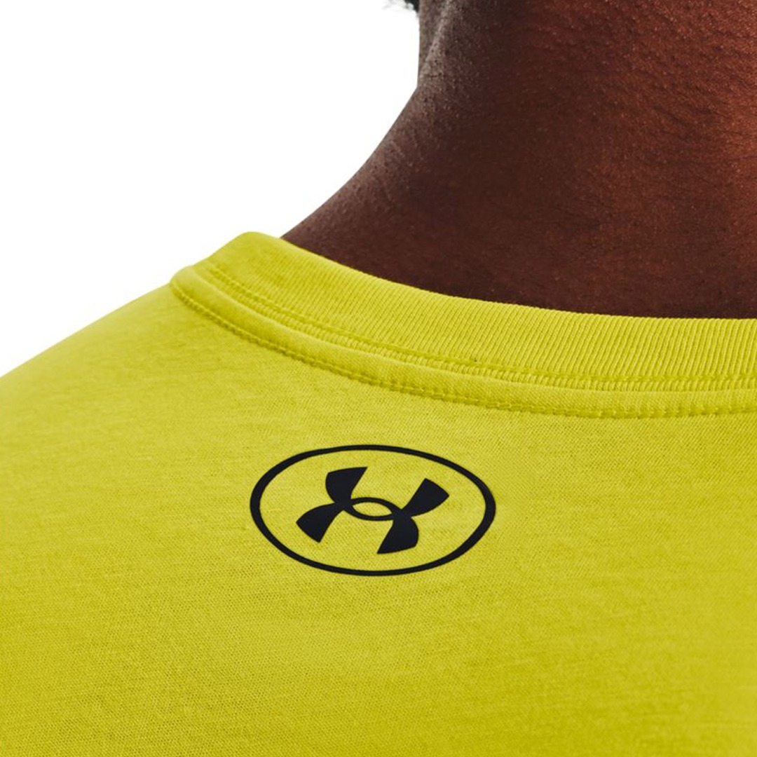 Under Armour მამაკაცის მოკლემკლავიანი მაისური UA TEAM ISSUE WORDMARK SS-YLW