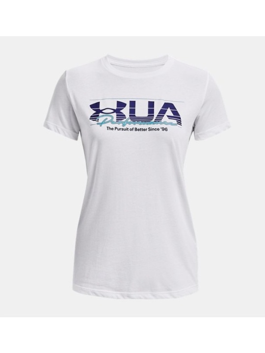 Under Armour ქალის მაისური UA VINTAGE PERFORMANCE SS-WHT