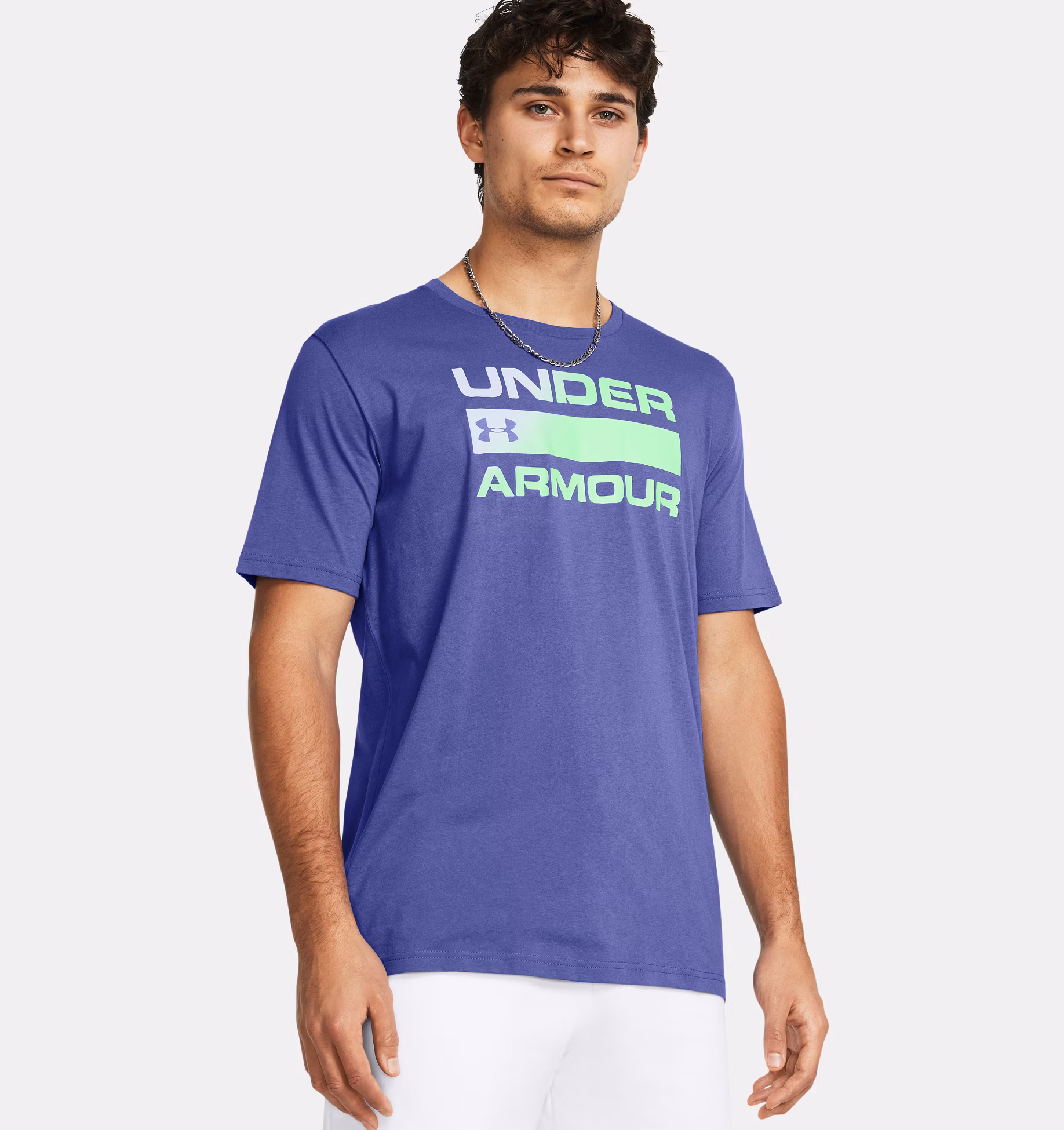 Under Armour მამაკაცის მოკლემკლავიანი მაისური UA TEAM ISSUE WORDMARK SS-PPL