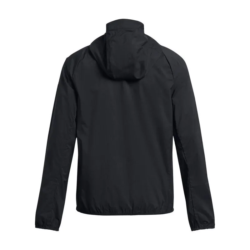 Under Armour ქალის თხელი ქურთუკი LAUNCH LIGHTWEIGHT JKT-BLK