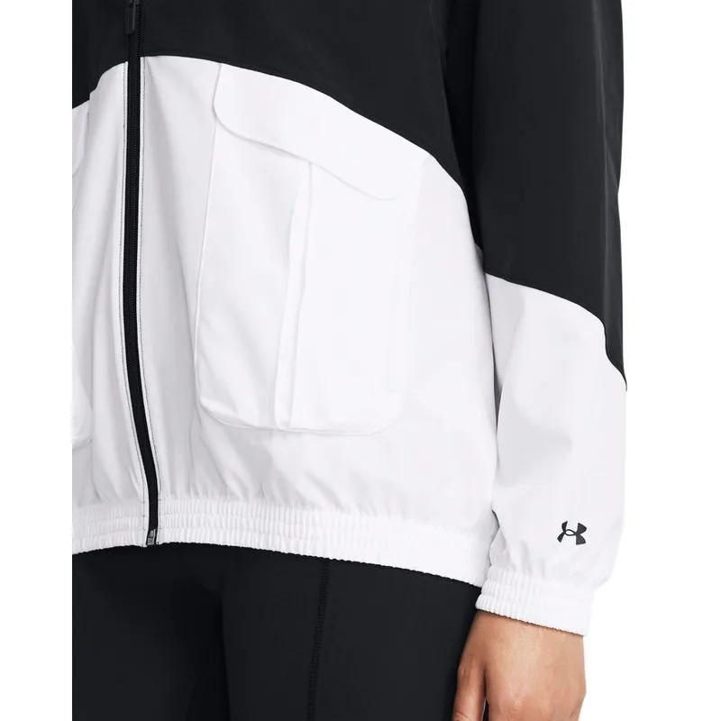 Under Armour ქალის თხელი ქურთუკი ARMOURSPORT CARGO OS Jkt-BLK