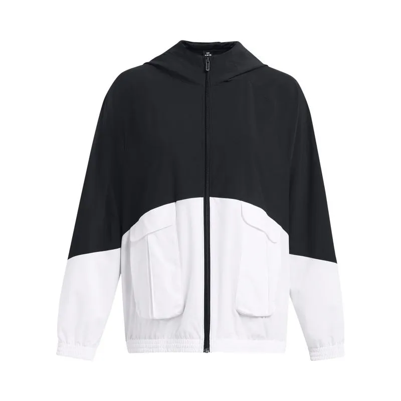 Under Armour ქალის თხელი ქურთუკი ARMOURSPORT CARGO OS Jkt-BLK