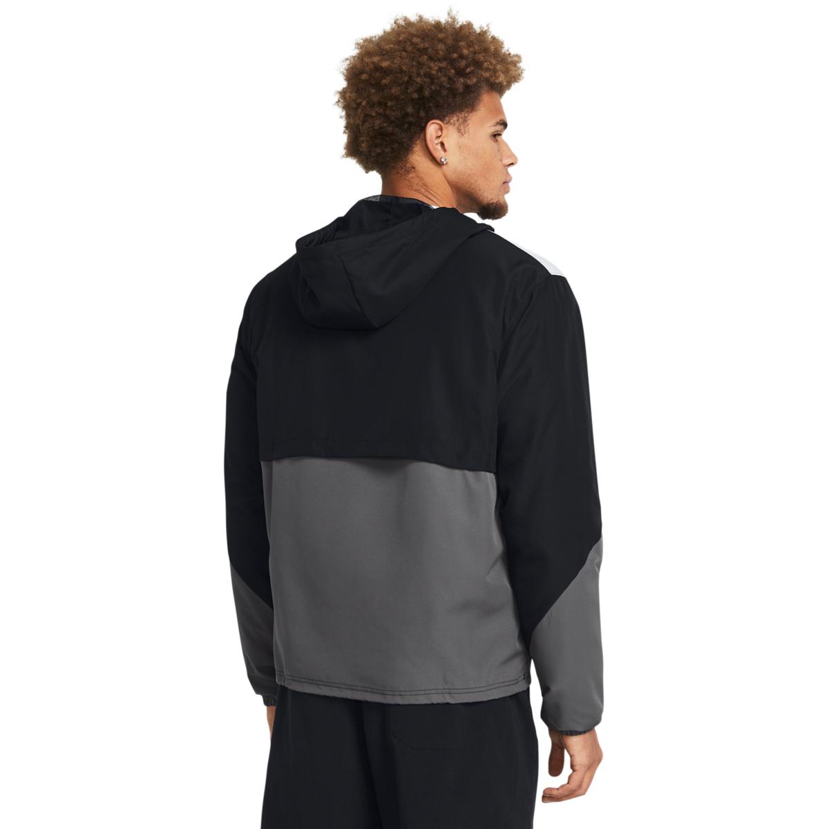 Under Armour მამაკაცის თხელი ქურთუკი UA Icon Legacy Windbreaker-BLK