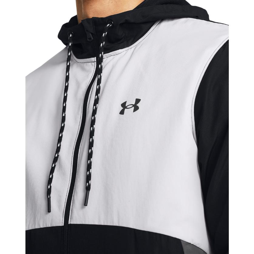 Under Armour მამაკაცის თხელი ქურთუკი UA Icon Legacy Windbreaker-BLK