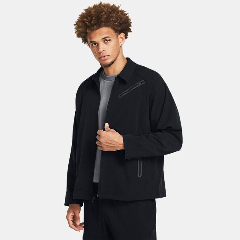 Under Armour მამაკაცის თხელი ქურთუკი UA Unstoppable Vented Jkt-BLK