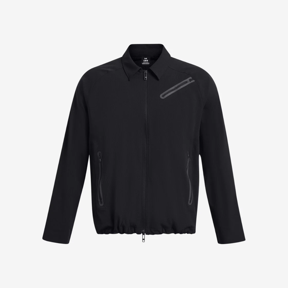 Under Armour მამაკაცის თხელი ქურთუკი UA Unstoppable Vented Jkt-BLK