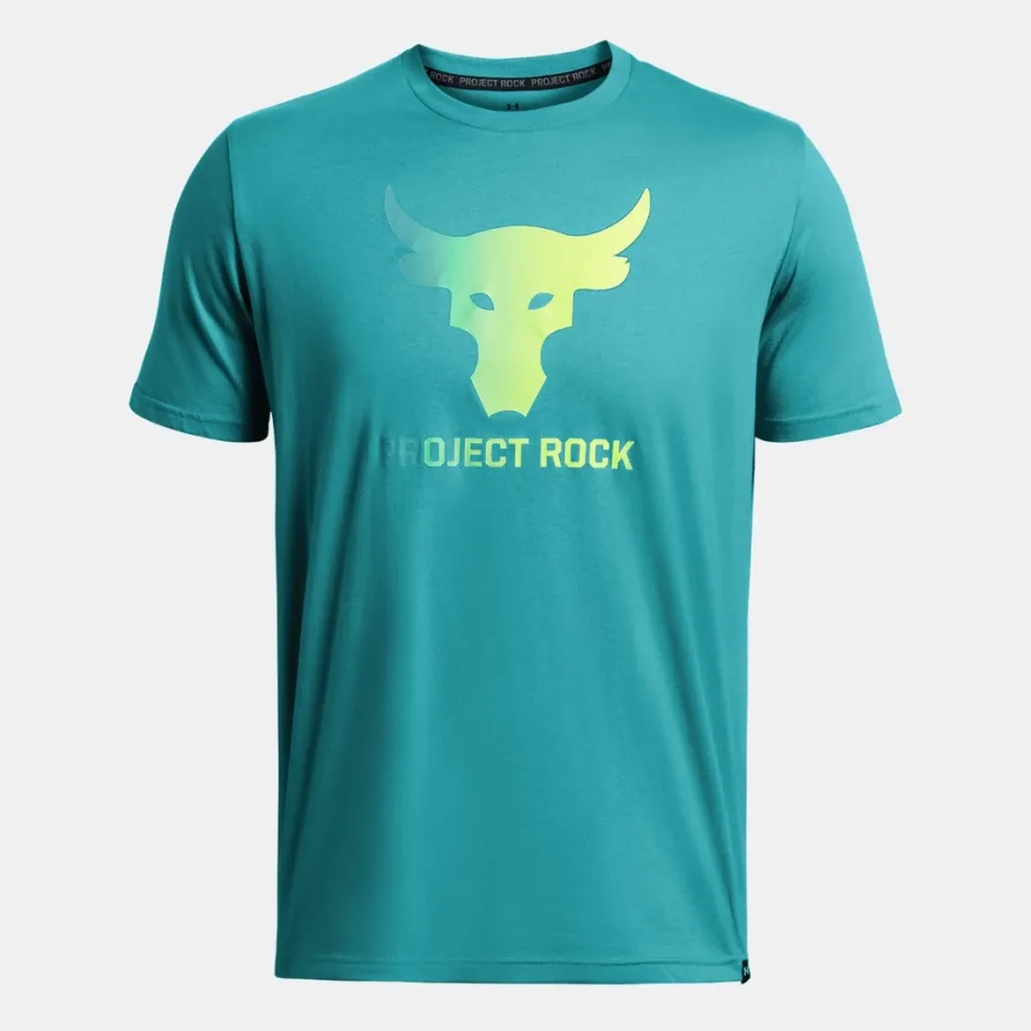 Under Armour მამაკაცის მოკლემკლავიანი მაისური UA Pjt Rck Payoff Graphc SS-BLU