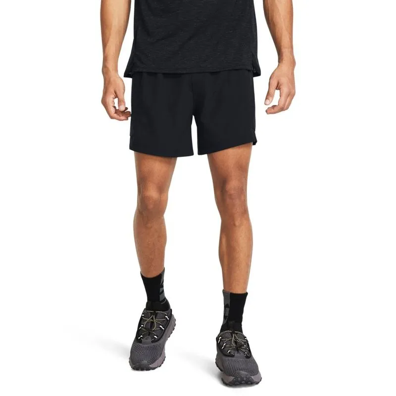 Under Armour მამაკაცის შორტი UA TRAIL RUN 5'' SHORTS-BLK