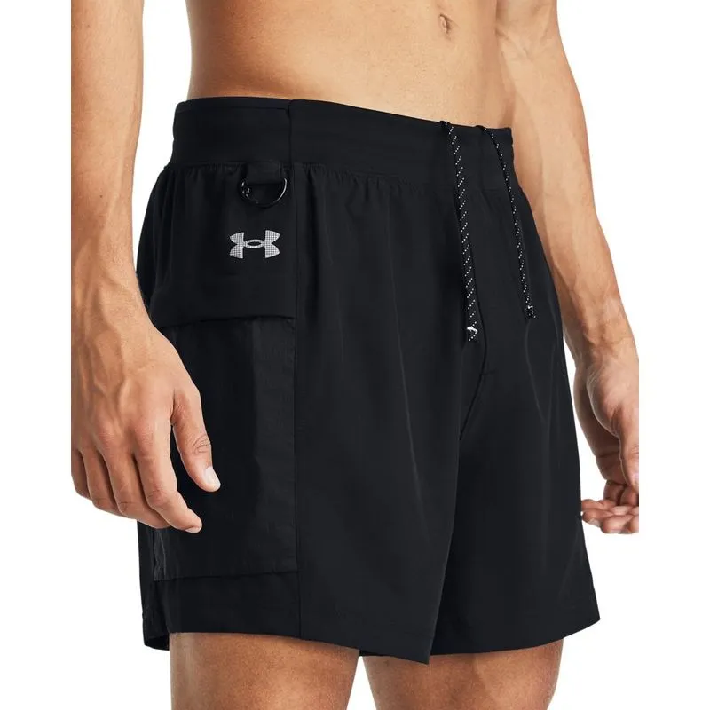 Under Armour მამაკაცის შორტი UA TRAIL RUN 5'' SHORTS-BLK