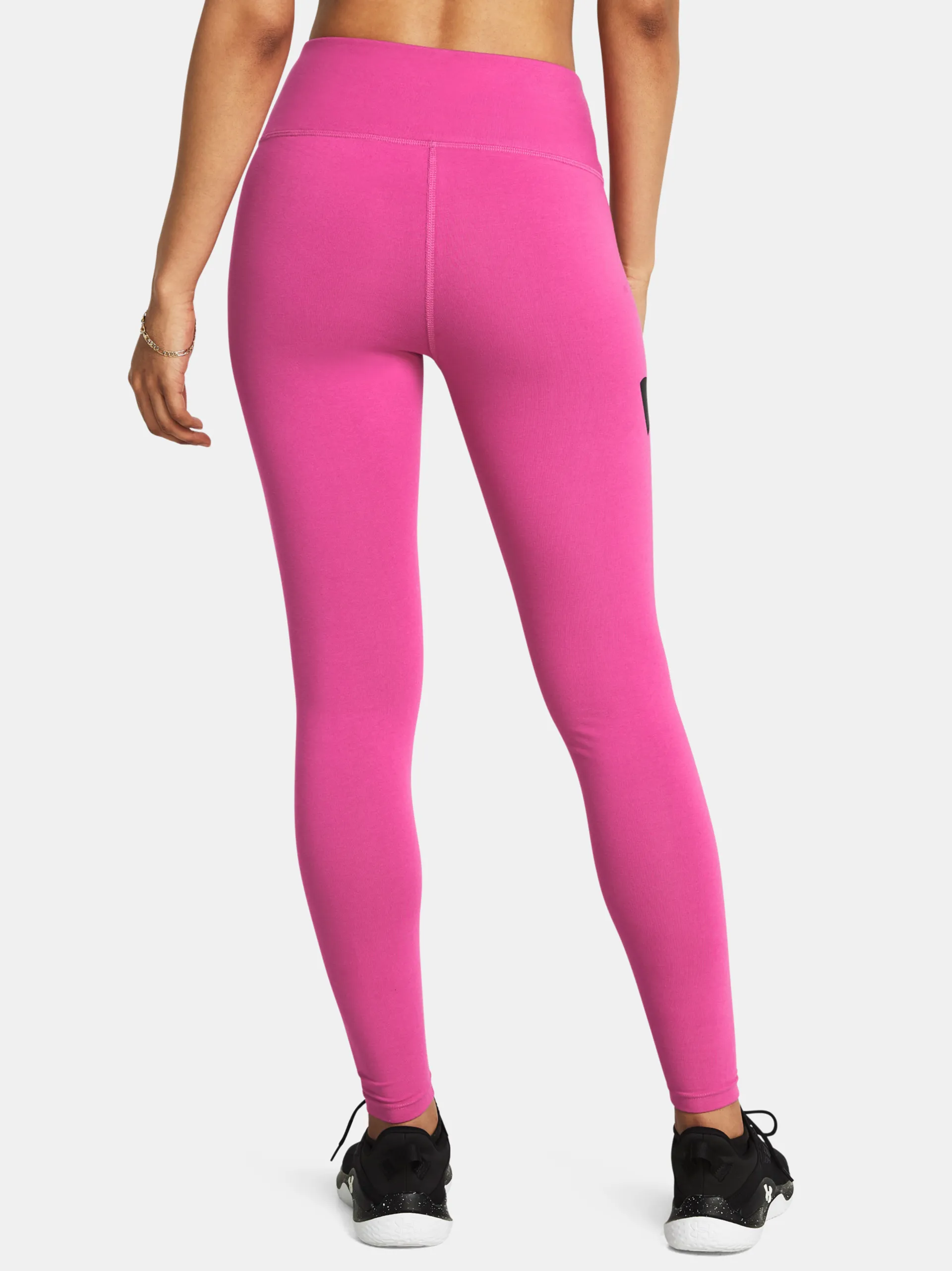 Under Armour ქალის ელასტიკი Campus Legging-PNK