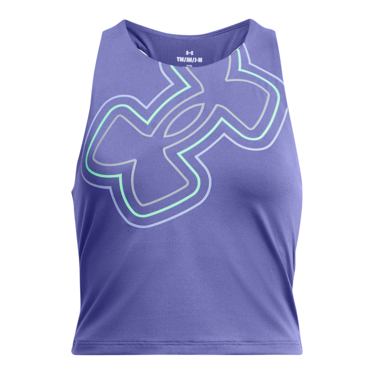 Under Armour ბავშვის ტოპი Motion Branded Crop Tank-PPL
