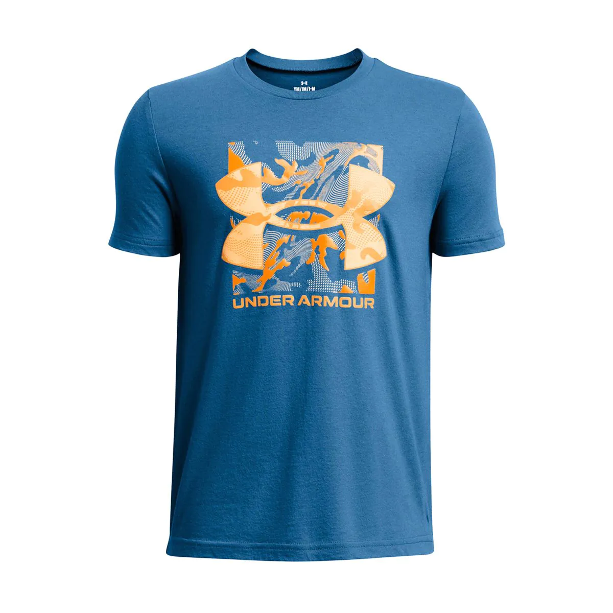Under Armour ბავშვის მაისური UA B BOX LOGO CAMO SS MFO-BLU