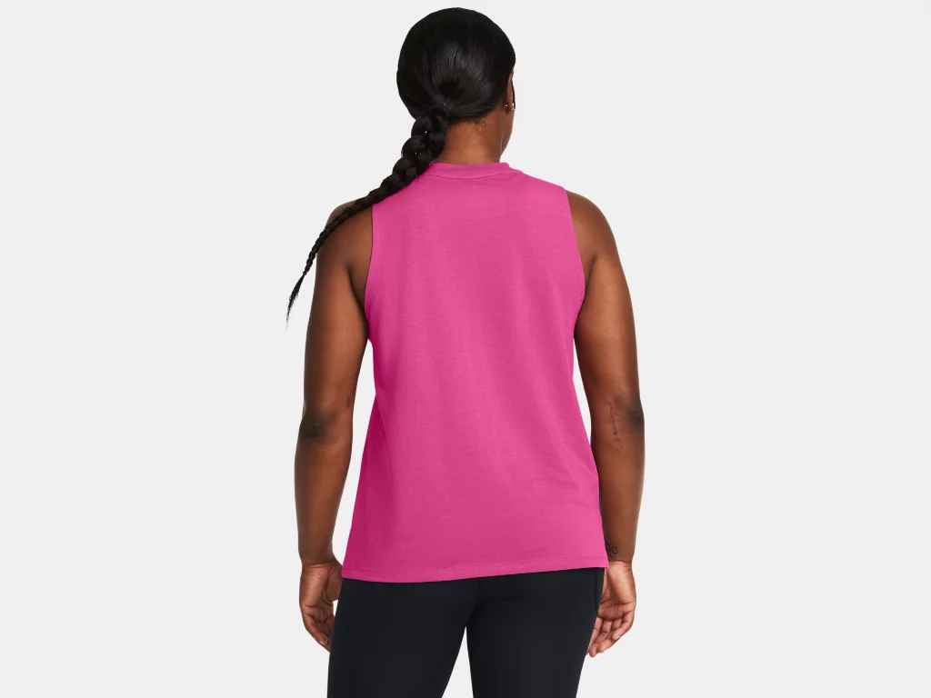 Under Armour ქალის უმკლავო მაისური UA Rival Muscle Tank-PNK
