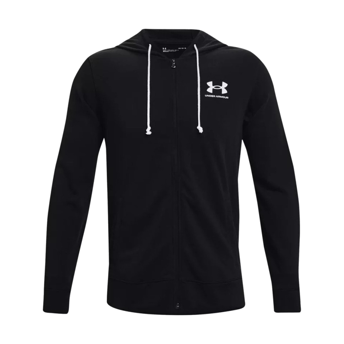 Under Armour მამაკაცის ჟაკეტი UA Rival Terry LC FZ-BLK