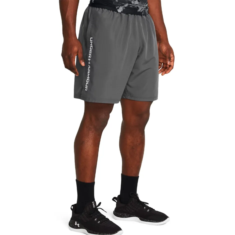 Under Armour მამაკაცის სავარჯიშო შორტი UA Tech Woven Wordmark Short