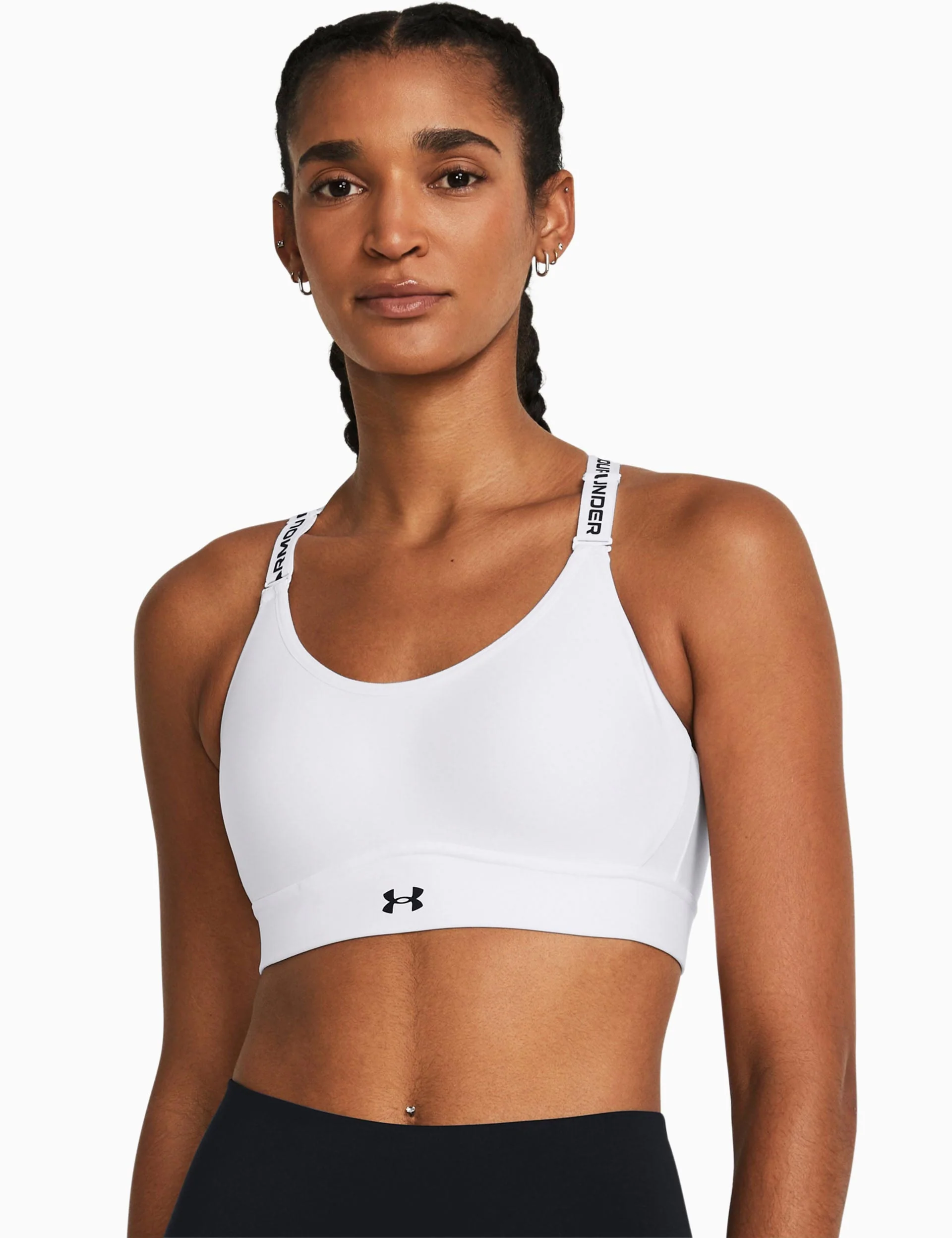 Under Armour ქალის სავარჯიშო ტოპი UA Infinity Mid 2.0 Bra