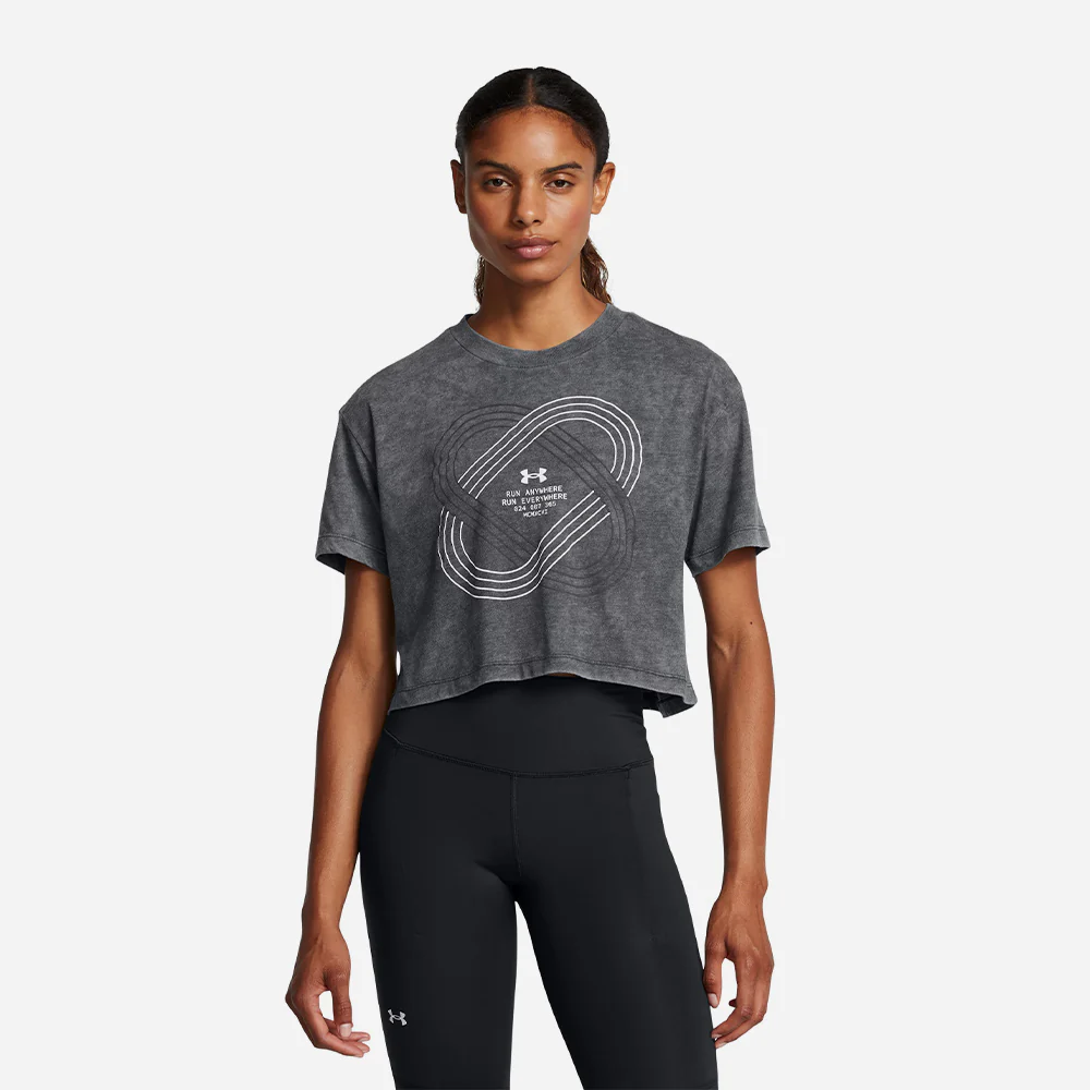 Under Armour ქალის მაისური UA Run Anywhere Shortsleeve