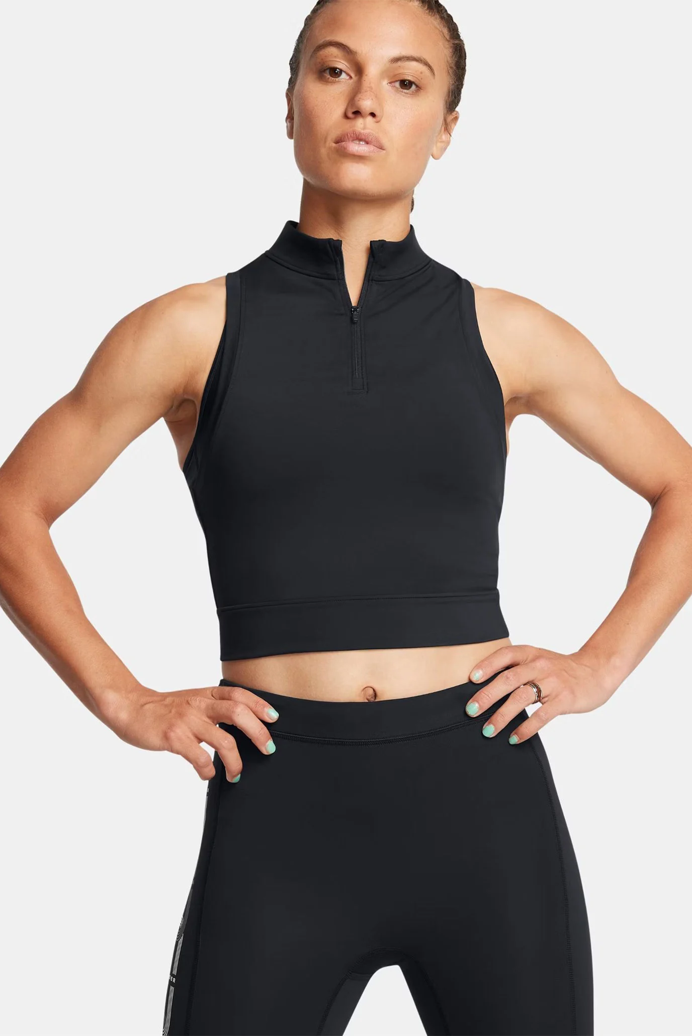 Under Armour ქალის უმკლავო მაისური UA Run Anywhere Crop Tank