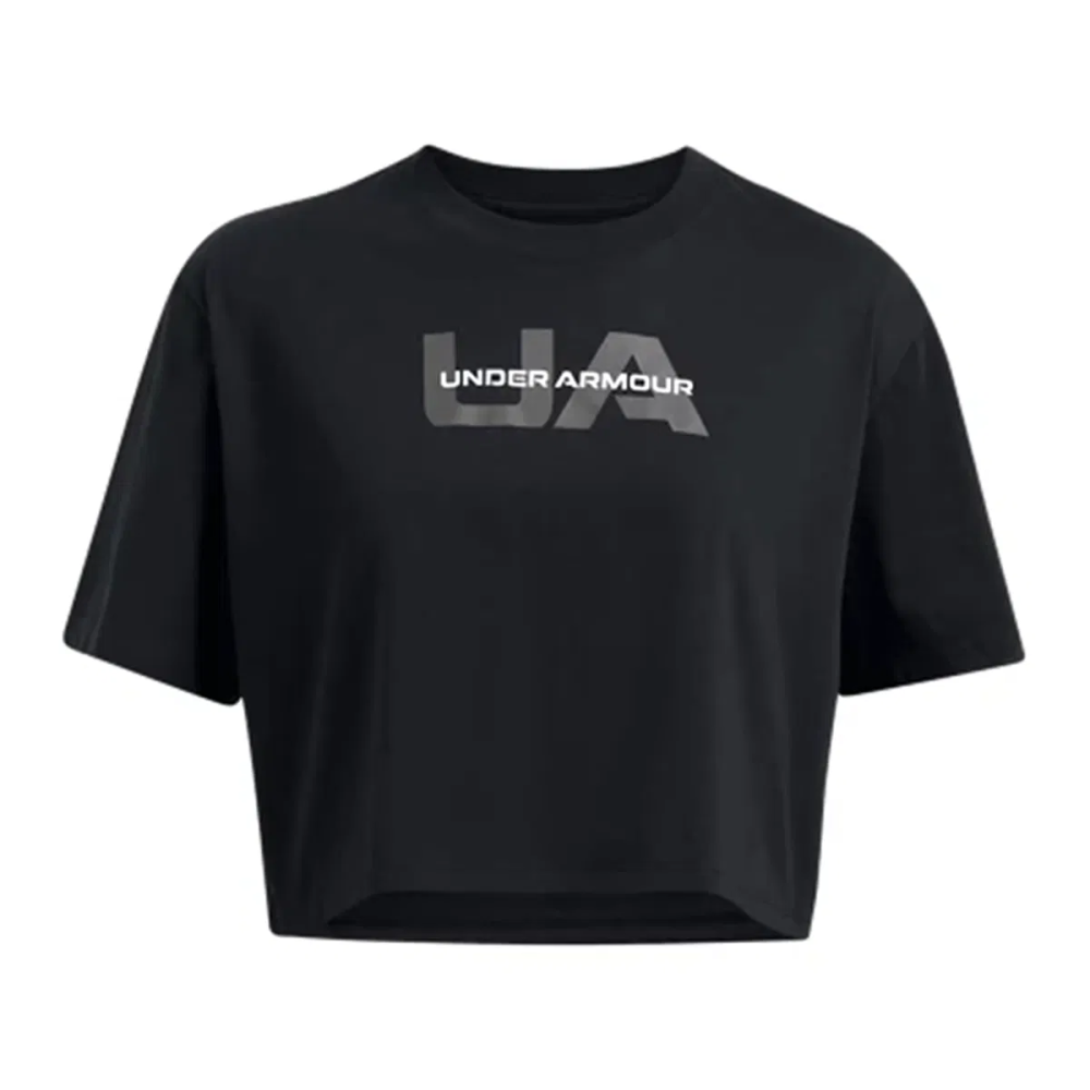 Under Armour ქალის მაისური UA W BOXY CROP BRANDED SS