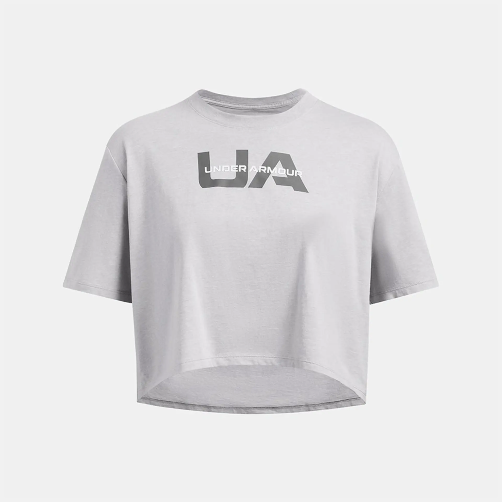 Under Armour ქალის მაისური UA W BOXY CROP BRANDED SS