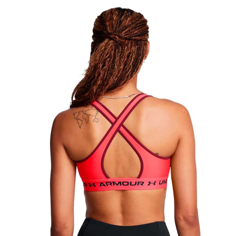 Under Armour ქალის სავარჯიშო ტოპი Crossback Mid Bra
