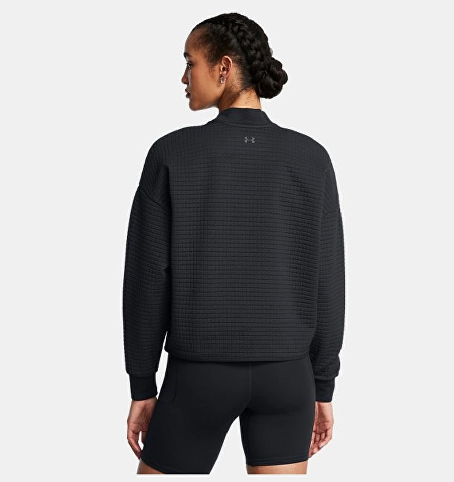 Under Armour ქალის ჯემპრი Unstoppable Flc Grid Mock LS