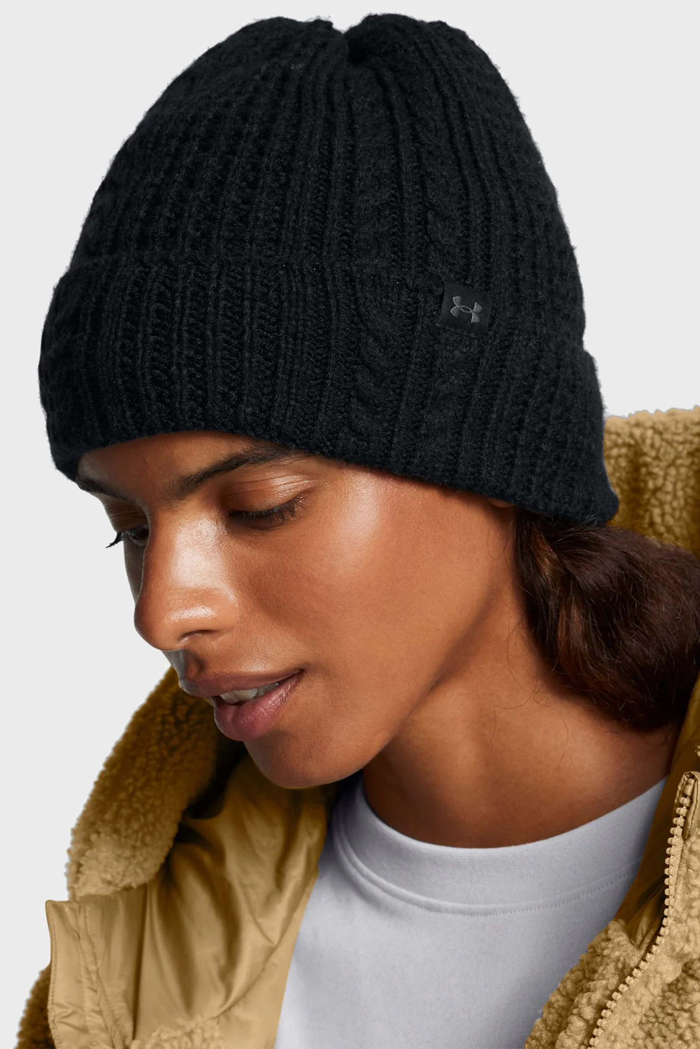 თბილი ქუდი W Halftime Cable Knit Beanie
