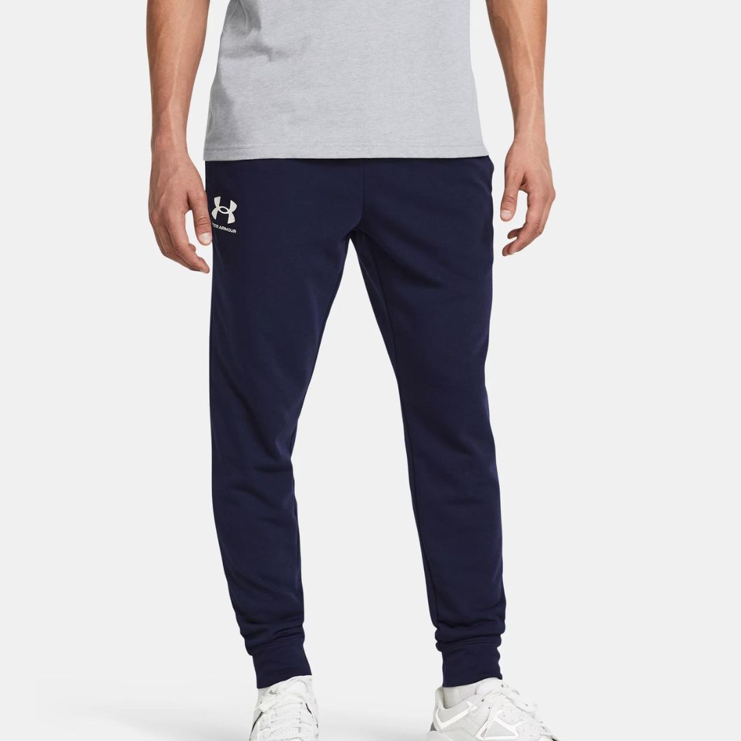 Under Armour მამაკაცის სპორტული შარვალი UA Rival Terry Jogger-BLU