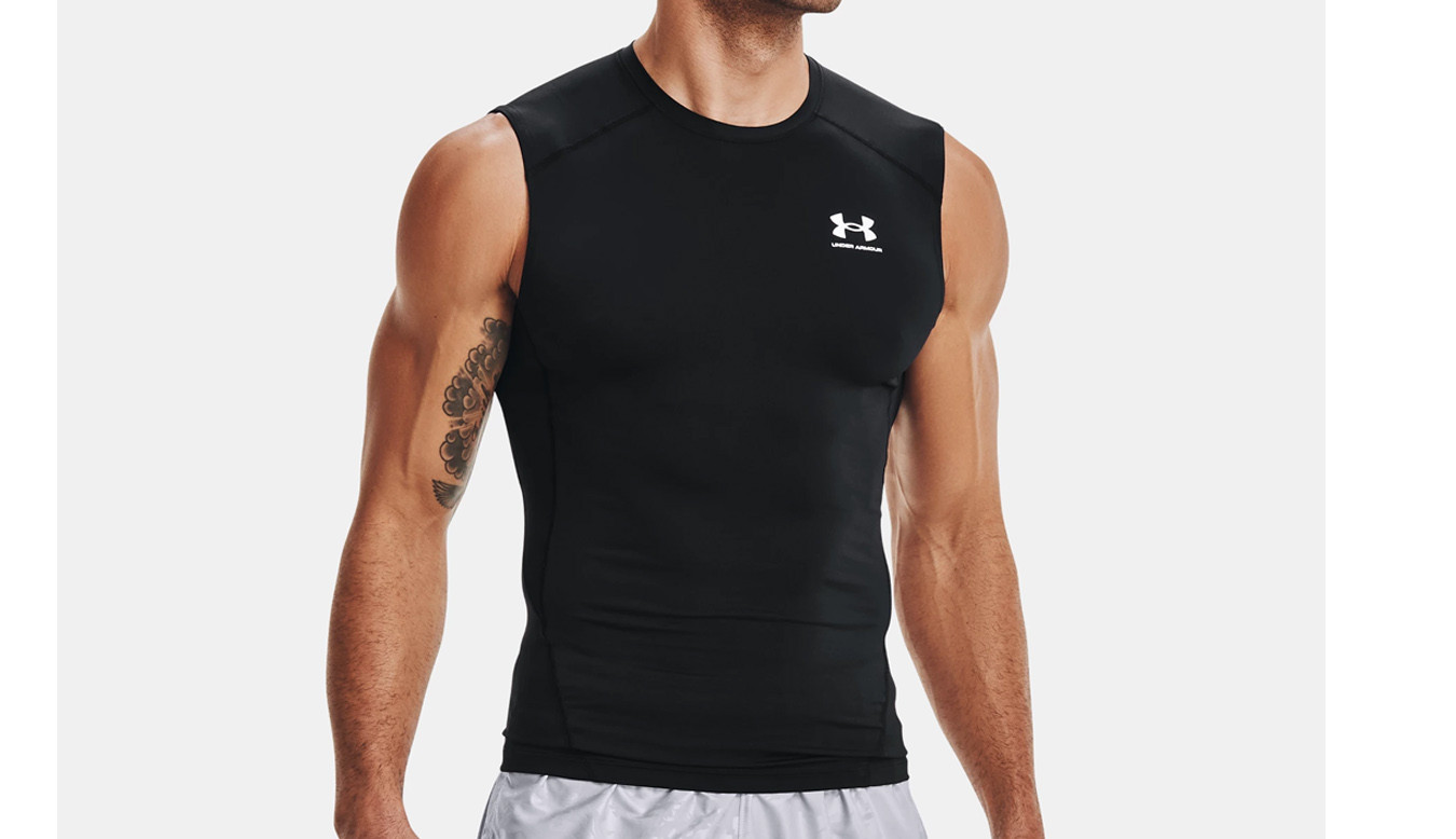 Under Armour მამაკაცის მაისური UA HG Armour Comp SL-BLK