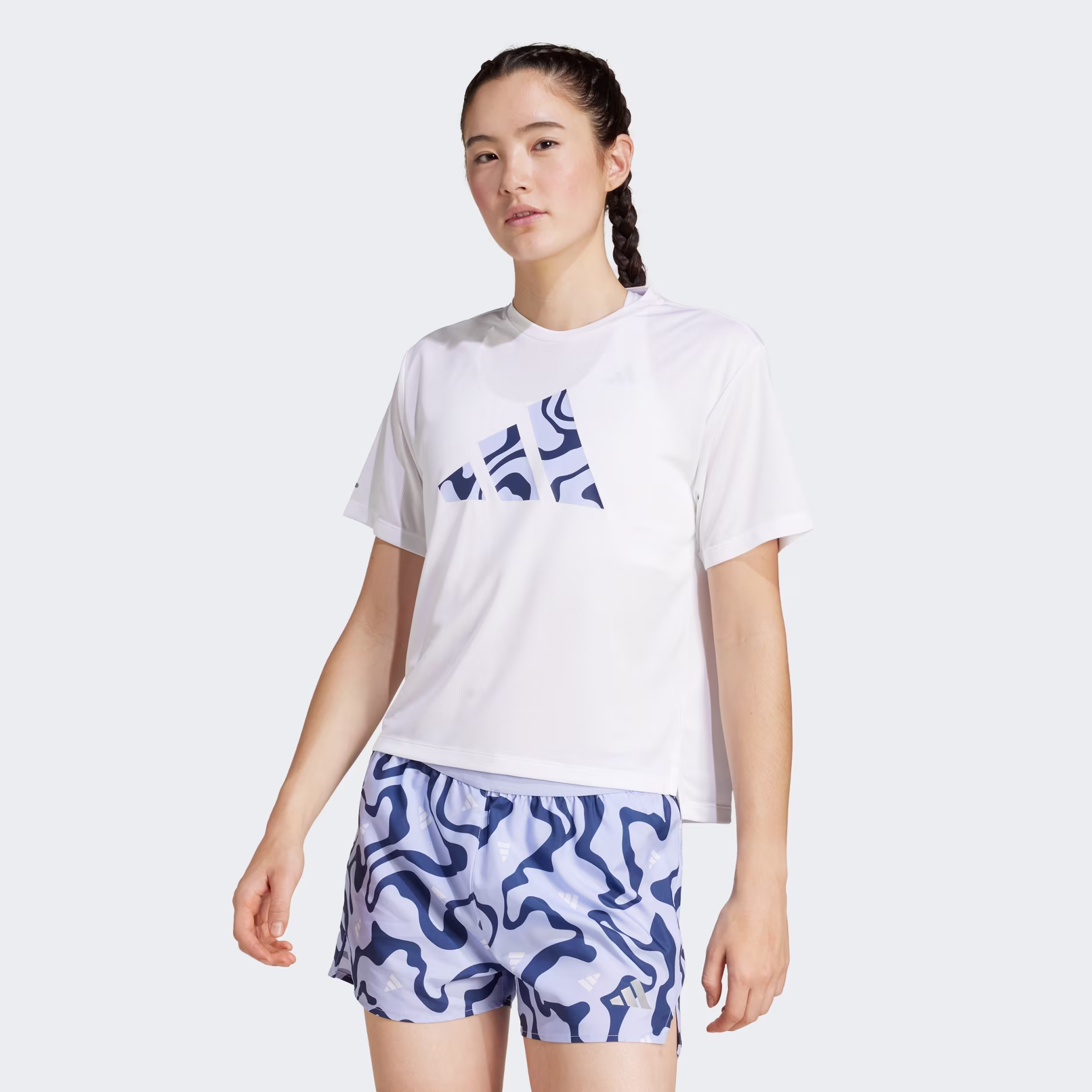 Adidas ქალის მაისური RUN IT BL TEE W