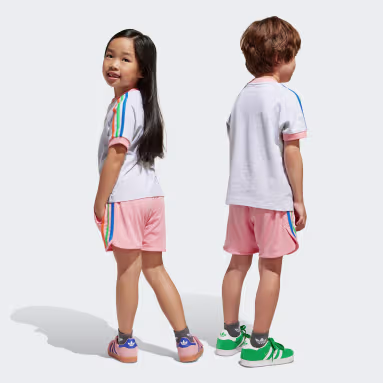 Adidas ბავშვის სპორტული კომპლექტი SHORT TEE SET
