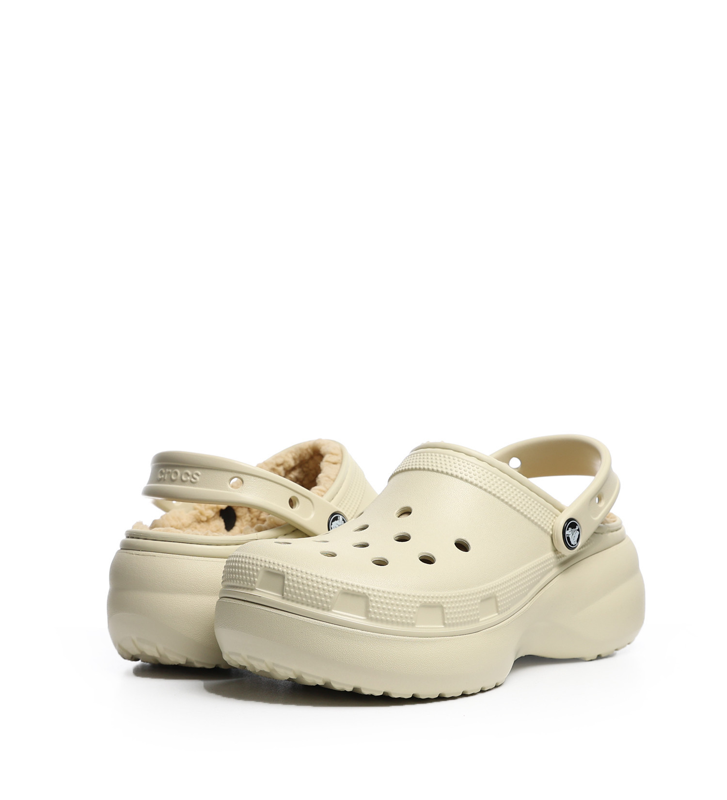 კლოგი Classic Platform Lined Clog W Bone