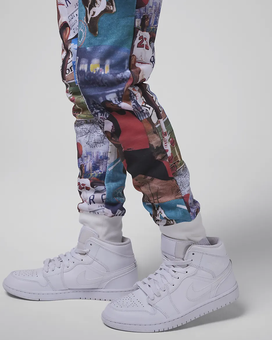 Nike ბავშვის შარვალი JDB MJ BRKLYN FLC AOP PANT / JDB MJ BRKLYN FLC AOP PANT