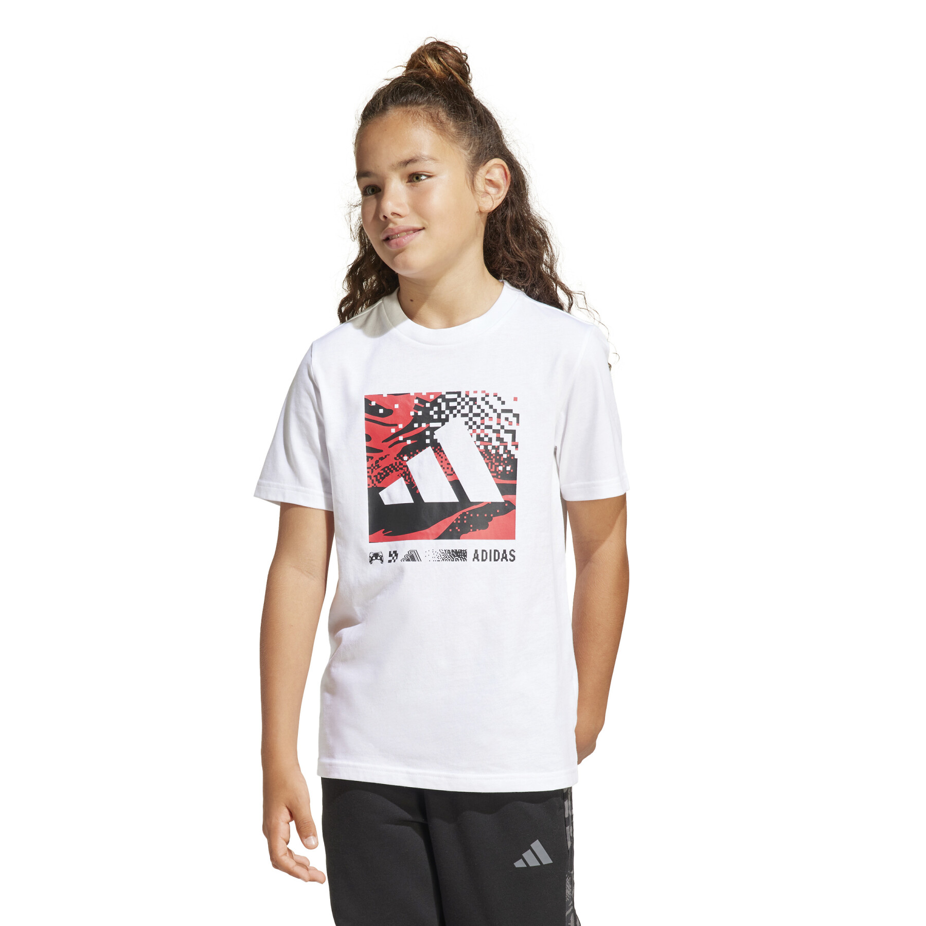 Adidas ბავშვის მაისური J CAMO LOGO TEE