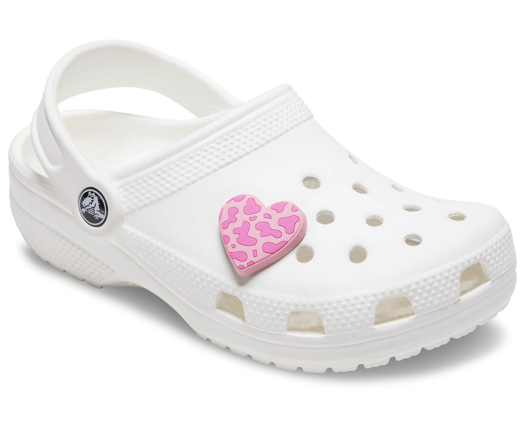 Crocs ჯიბიცი Pink Tonal Print Heart