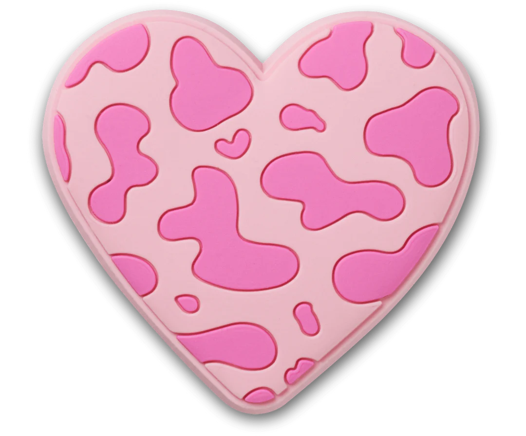 Crocs ჯიბიცი Pink Tonal Print Heart