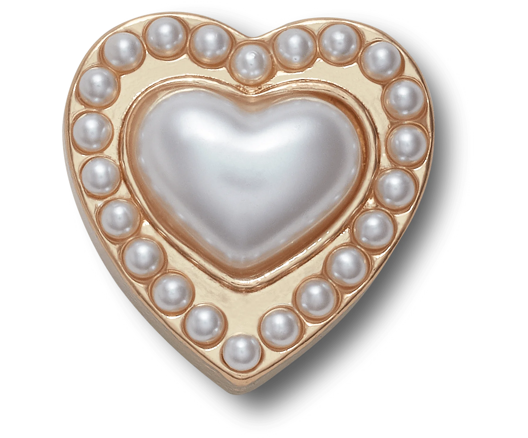 Crocs ჯიბიცი Gold Pearl Heart