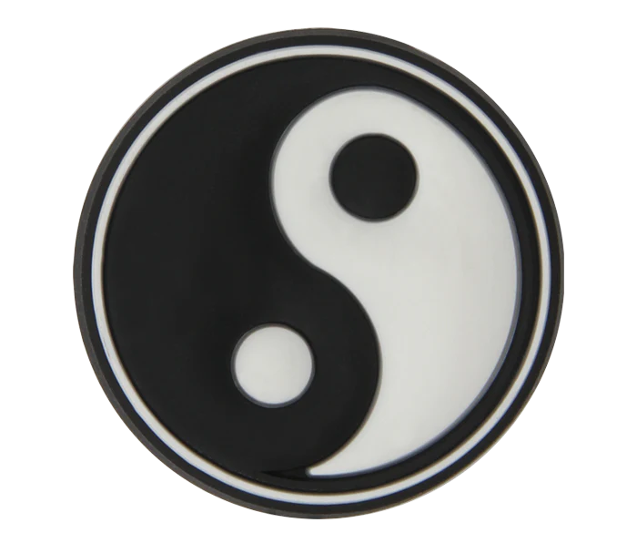 Crocs ჯიბიცი Yin Yang Symbol