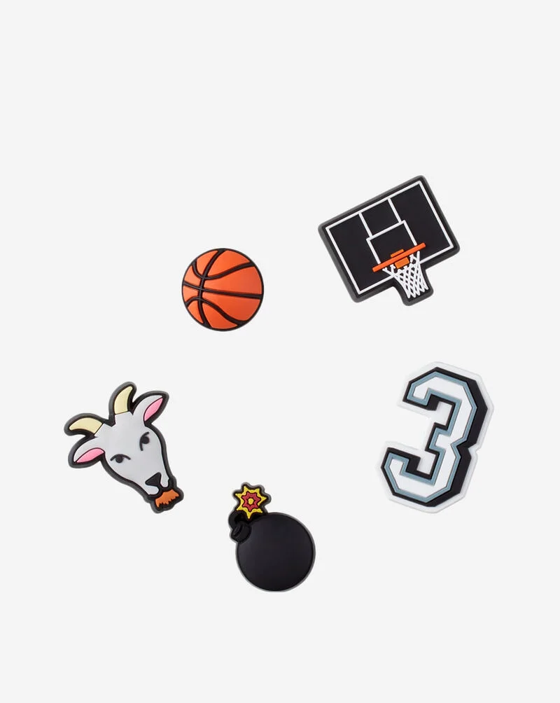 Crocs ჯიბიცი Basketball Star 5 Pack