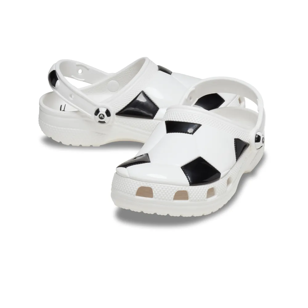 Crocs ბავშვის კლოგი Classic Soccer Ball Clog T Whi/Blk