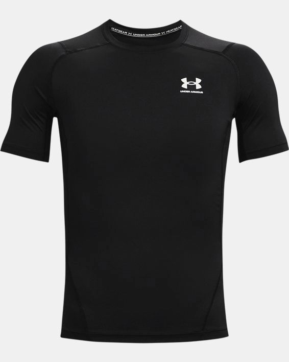 Under Armour მამაკაცის მაისური UA HG Armour Comp SS-BLK