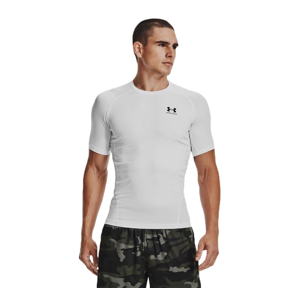 Under Armour მამაკაცის მაისური UA HG Armour Comp SS-WHT